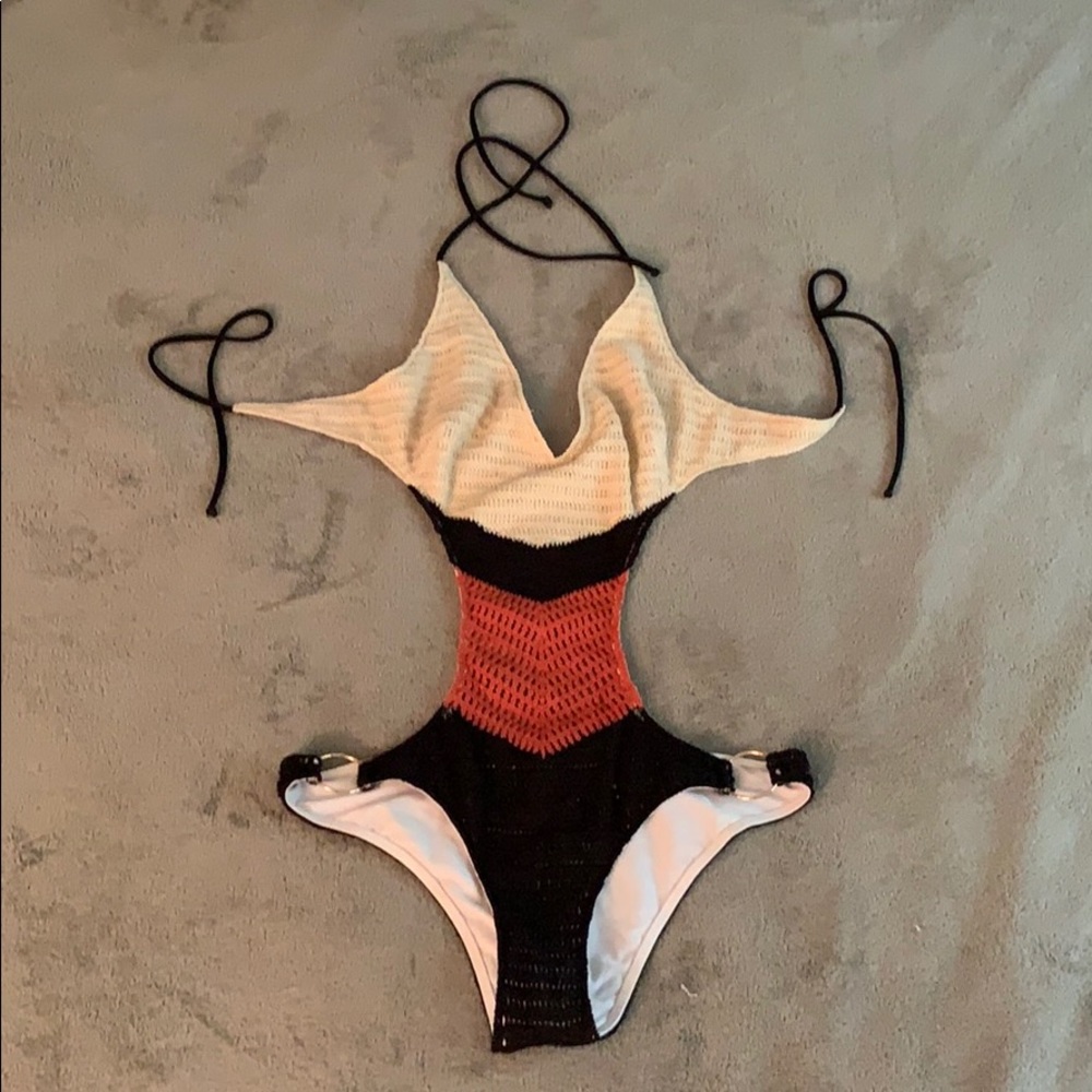 VINTAGE Victoria’s Secret Crochet Monokini